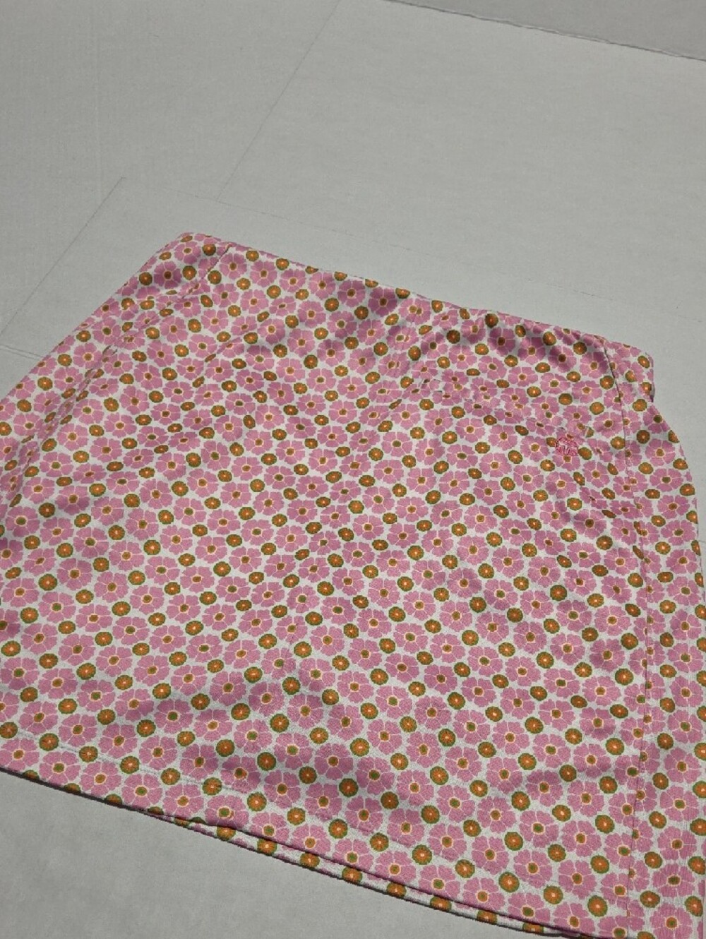 TORY BURCH Sport Pink Daisy-Print Mini Skirt - Picture 6 of 6